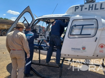 foto de Criança sofre ferimentos graves após ser atropelada na BR-376