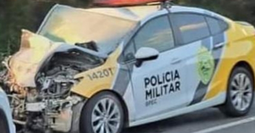 Gravíssimo acidente em rodovia deixa várias pessoas feridas entre elas quatro policiais militares