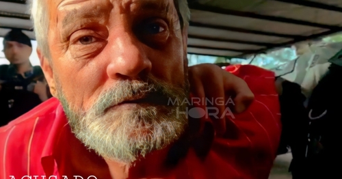 Acusado de matar homem em Maringá com golpes de machado é preso pela polícia