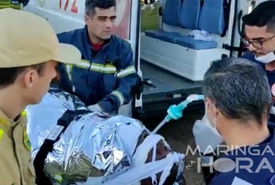 foto de Homem acaba preso após atear fogo em pessoa e deixar vítima em estado gravíssimo em Maringá