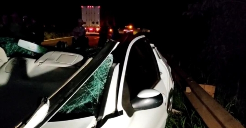 foto de Colisão entre dois carros termina na morte de mulher na BR-376