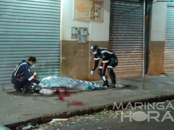 foto de Rapaz é morto a tiros na frente de bar em Paiçandu