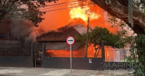 Tragédia: incêndio em casa deixa uma pessoa morta e feridos em Maringá