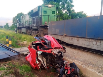 foto de Colisão entre carro e trem resulta na morte de policial militar no Paraná