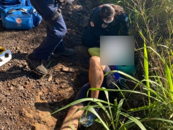 foto de Homem cai de bicicleta e sofre fratura grave na coluna cervical em estrada na zona rural