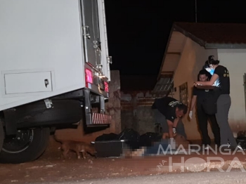 foto de Homem é cruelmente morto na frente de casa a facadas na região