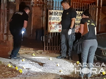 foto de Homem e mulher são brutalmente mortos com dezenas de tiros em Sarandi