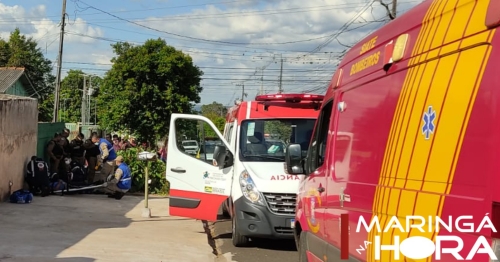 Rapaz que teria tentado praticar roubo acaba levando uma surra de populares em Maringá