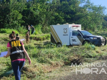 foto de Durante roçada em terreno, trabalhadores encontram corpo de rapaz em Maringá