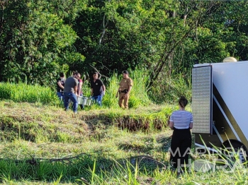 foto de Durante roçada em terreno, trabalhadores encontram corpo de rapaz em Maringá