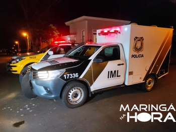 foto de Homem é morto com tiros na cabeça durante a noite em Maringá