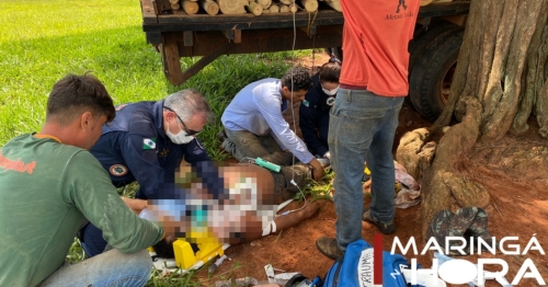 Homem em estado grave ao dar entrada no HU de Maringá acaba morrendo depois de sofrer acidente na região