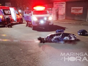 foto de Rapaz morre após sofrer acidente de moto em avenida de Mandaguaçu