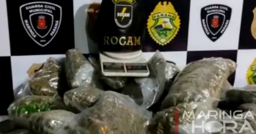 Homem acaba preso pela Rocam em Maringá com grande quantidade de drogas