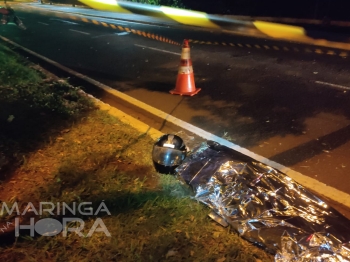 foto de Jovem morre após cair de moto durante a madrugada em Maringá