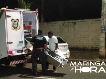 foto de Mulher morre e companheiro acaba preso por embriaguez após queda de moto em avenida de Maringá