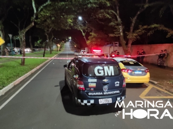 foto de Mulher morre e companheiro acaba preso por embriaguez após queda de moto em avenida de Maringá