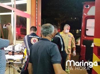 foto de Homem é esfaqueado no pescoço e é levado em estado grave ao hospital