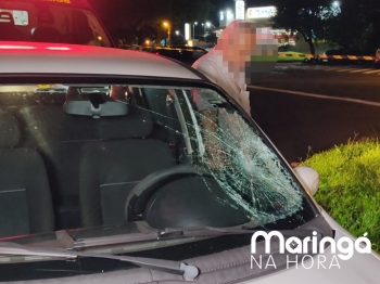 foto de Idoso fica em estado grave após ser atropelado por carro em Maringá