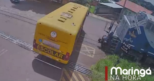 Vídeo mostra momento que trem atinge ônibus da Apae; duas crianças morreram