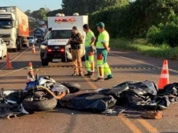 foto de Motociclista morador da região que estava indo para evento morre após se envolver em acidente com colheitadeira