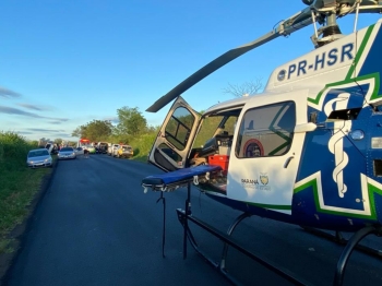 foto de Acidente entre carro e caminhão deixa uma pessoa morta na região