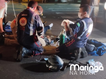 foto de Colisão entre moto e caminhão mata professor em Maringá 