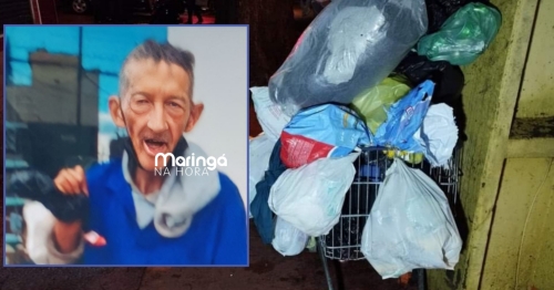 Morre no hospital idoso que foi atropelado em Maringá enquanto coletava recicláveis