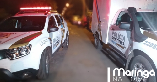 Polícia investiga assassinato registrado durante a madrugada em Maringá