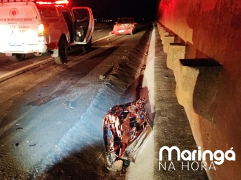 foto de Homem morre ao ser ejetado de carro durante acidente em Mandaguaçu