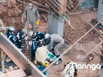 foto de Trabalhador fica em estado gravíssimo após sofrer queda em obra e bater a cabeça