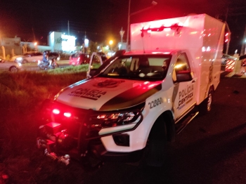 foto de Após atingir e acabar matando motociclista condutor de caminhonete foge em Maringá