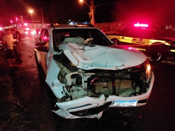 foto de Após atingir e acabar matando motociclista condutor de caminhonete foge em Maringá