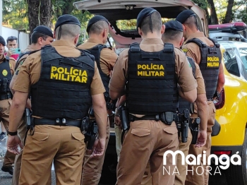 foto de Jovem de 19 anos acaba presa após fugir da polícia com carro furtado e se envolver em colisão com viatura no centro de Maringá