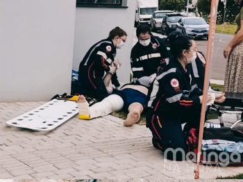 foto de Ciclista fica em estado gravíssimo após sofrer acidente em Maringá