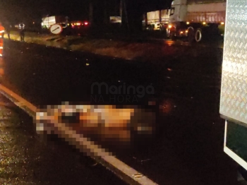 foto de Homem morre durante a noite após ser atropelado por carro na BR-376