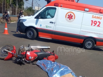 foto de Motociclista se envolve em acidente e acaba morrendo em Maringá