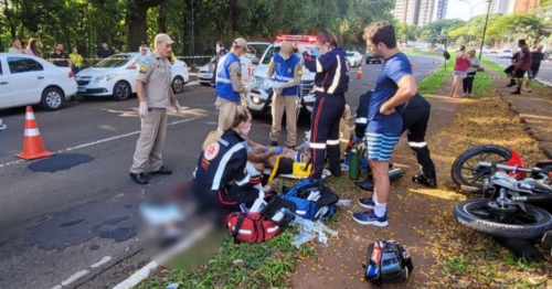 Homem tem perna arrancada durante acidente em Maringá