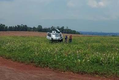 foto de Homem fica em estado gravíssimo após ser atingido por máquina em Maringá