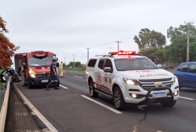 foto de Homem precisa ser reanimado após acidente na BR-376