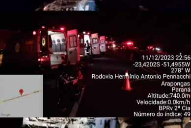 foto de Acidente com ônibus da Viação Garcia deixa 16 feridos na PR