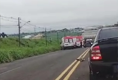 foto de Motociclista morre em acidente durante a manhã no Contorno Sul de Maringá