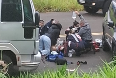 foto de Motociclista morre em acidente durante a manhã no Contorno Sul de Maringá