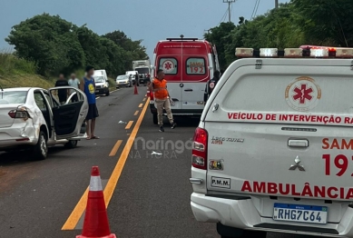 foto de Gestante é ejetada de veículo em acidente na região