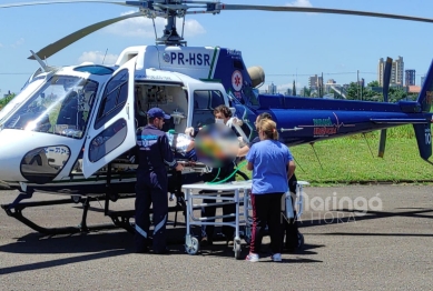 foto de Trabalhador é encaminhado para hospital de Maringá em estado gravíssimo após ser vítima de soterramento