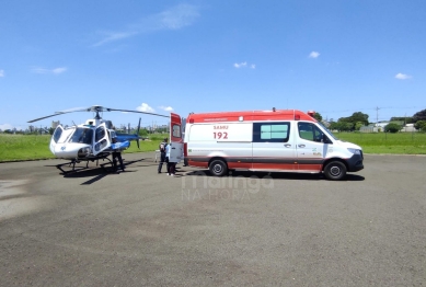 foto de Trabalhador é encaminhado para hospital de Maringá em estado gravíssimo após ser vítima de soterramento