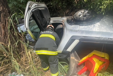 foto de Em estado gravíssimo homem é encaminhado de helicóptero para hospital de Maringá após acidente na BR-376