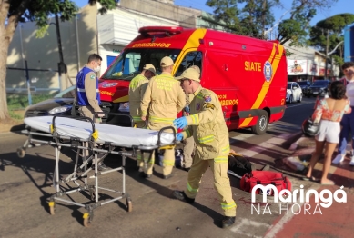 foto de Homem cai com moto de alta cilindrada e fica em estado gravíssimo em Maringá