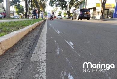 foto de Homem cai com moto de alta cilindrada e fica em estado gravíssimo em Maringá