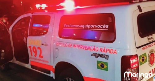 Homem se engasga com torresmo e Samu é acionado para atender ocorrência em Paiçandu